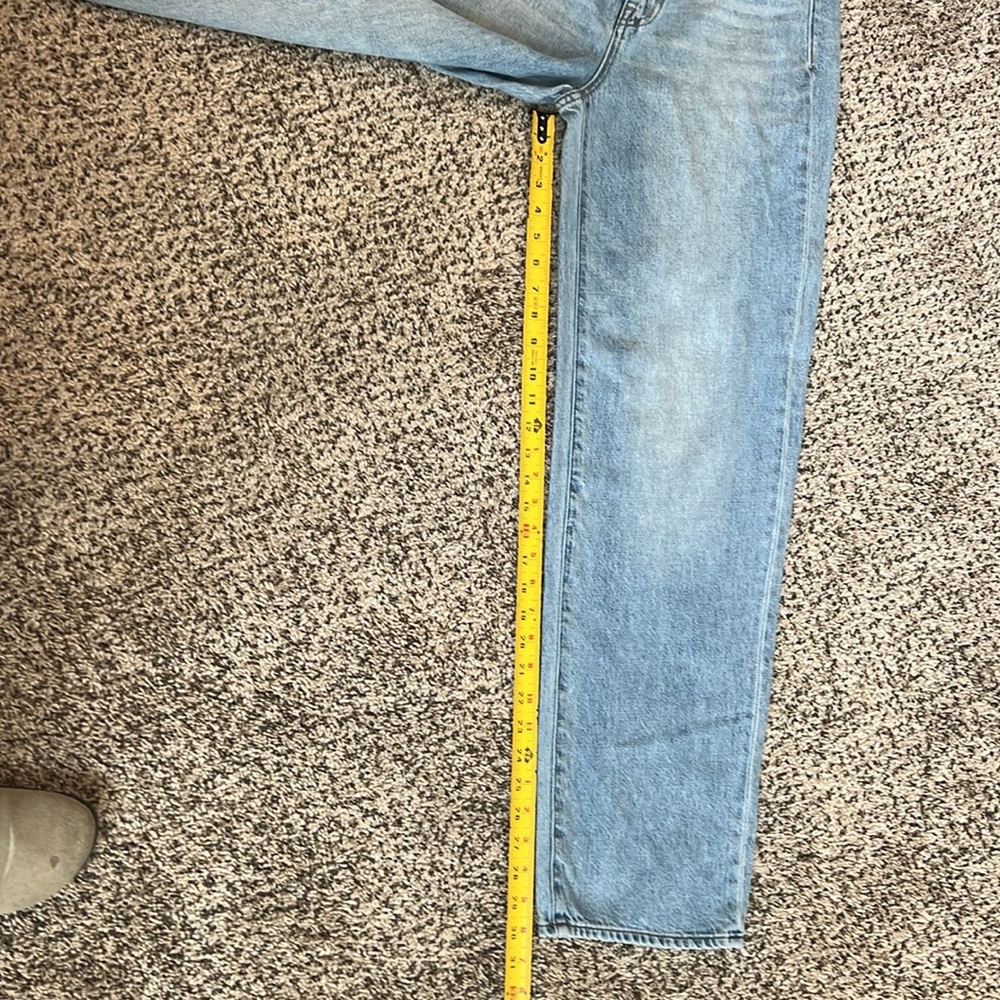 VGUC Madewell x Molly Dickson cutout baggy straight jeans. Size 28. - Picture 10 of 11